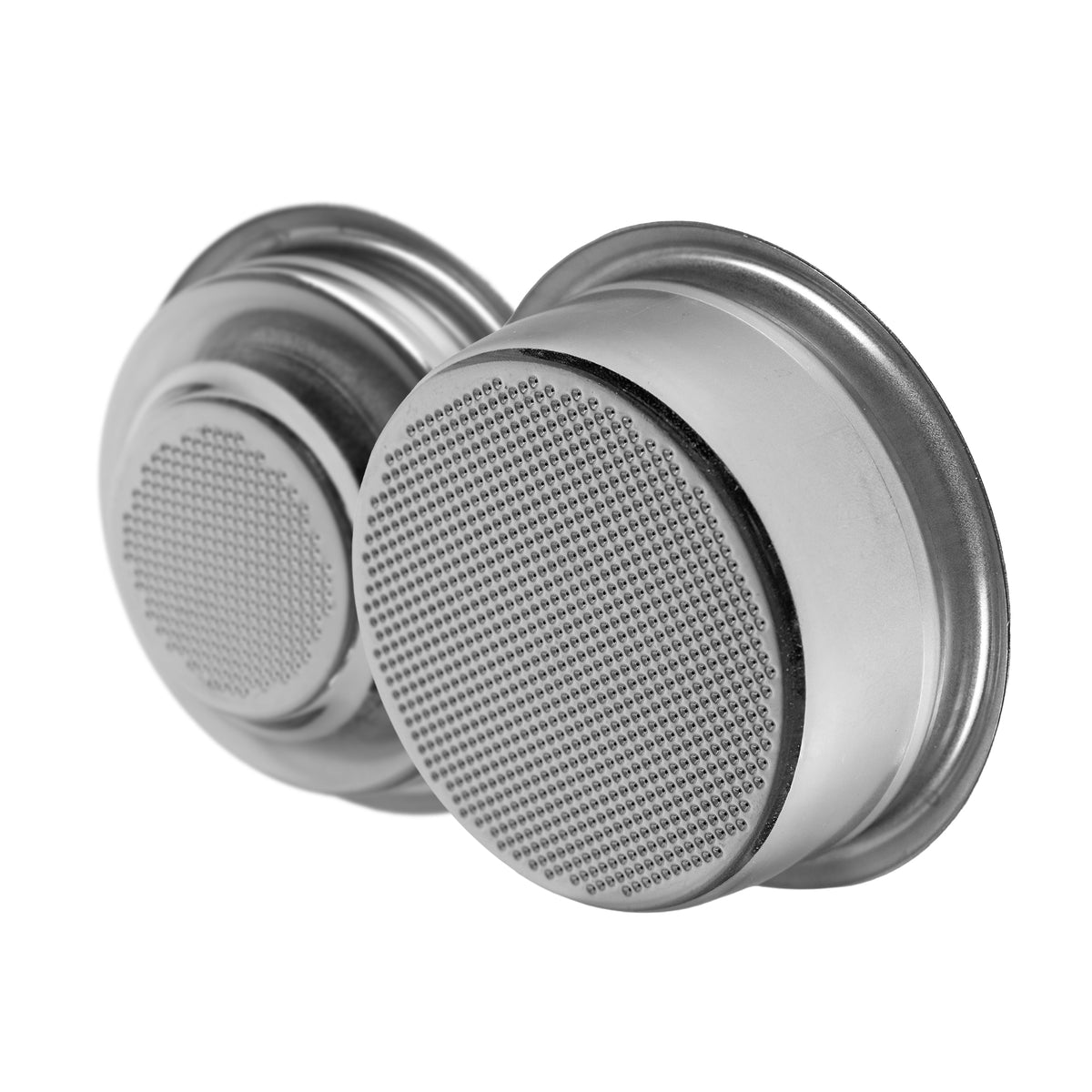 Flair 58 Plus 2 Portafilter Baskets on a white background