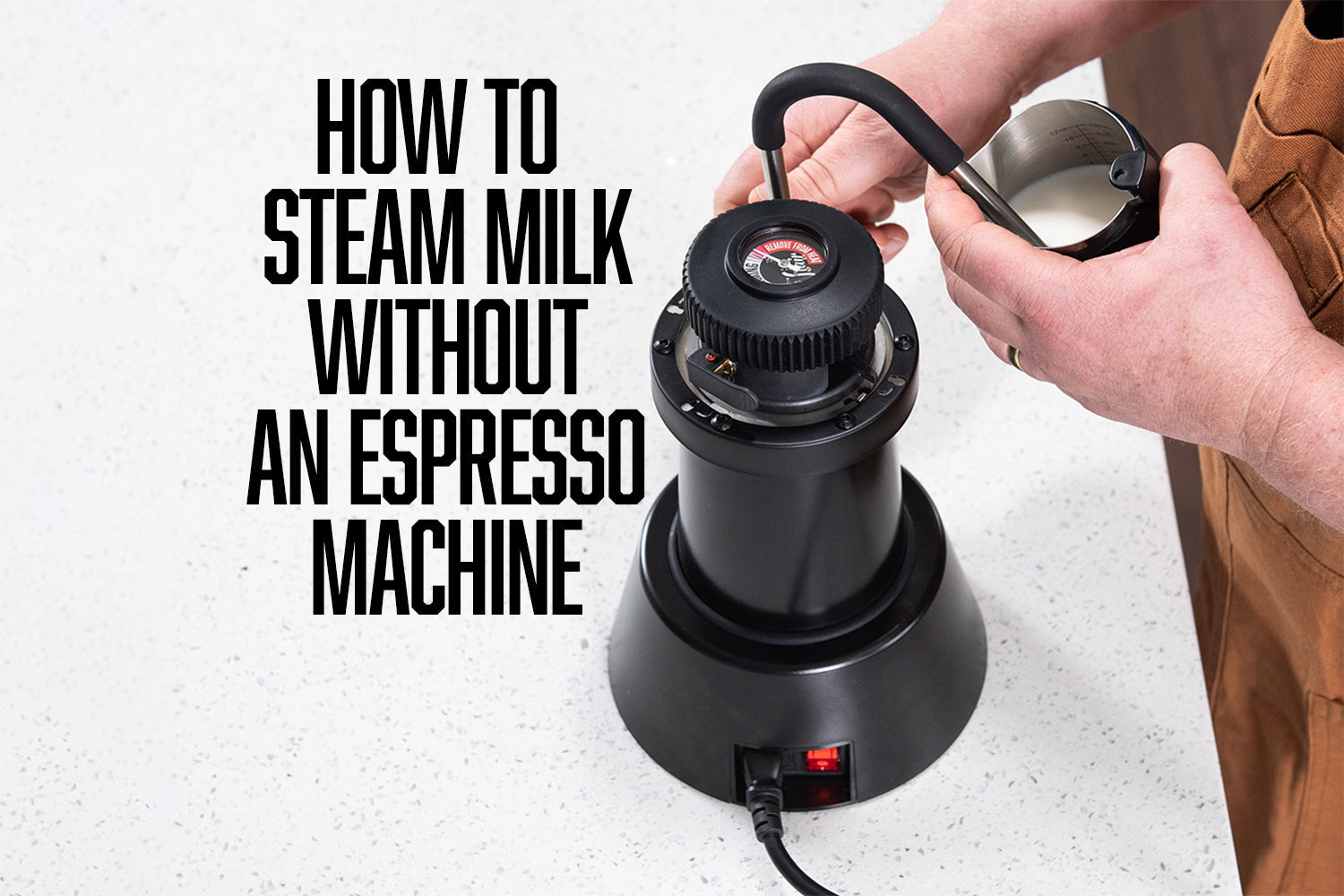 How to Steam Milk Without an Espresso Machine