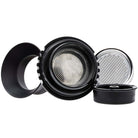 Bottomless Upgrade Kit for Flair GO Pods Models includes a bottomless portafilter, funnel and dispersion screen