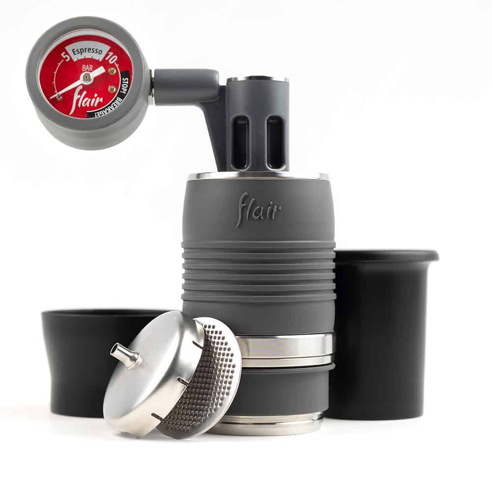Full Flair PRO 3 Brew Head and accessories.