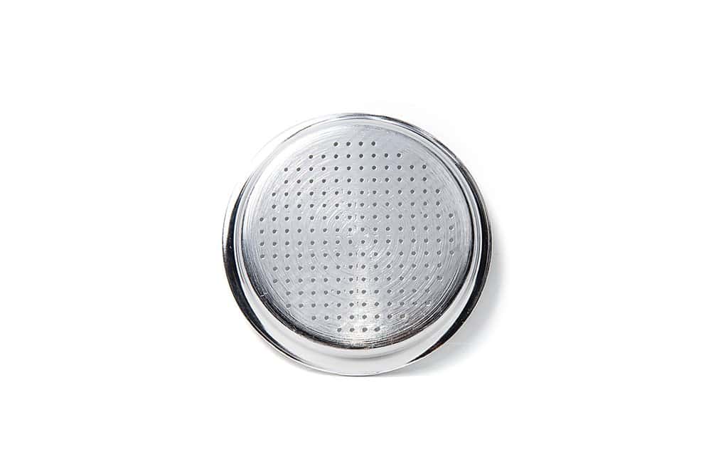 Bottom view of the Flair stainless steel dispersion screen