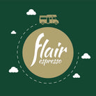 Espresso Anywhere camp tshirt design front featuring the Flair Logo