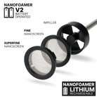 Nanofoamer screen technology