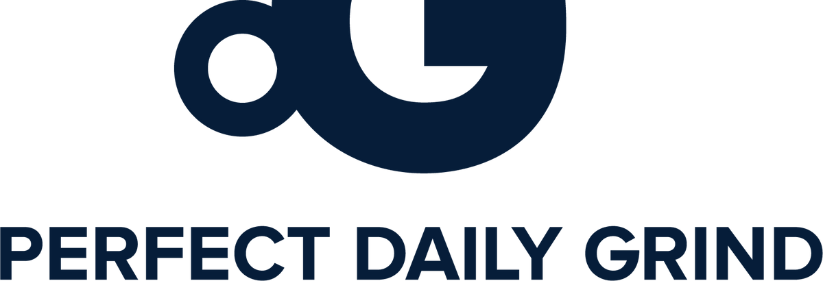 Perfect Daily Grind Logo on white background
