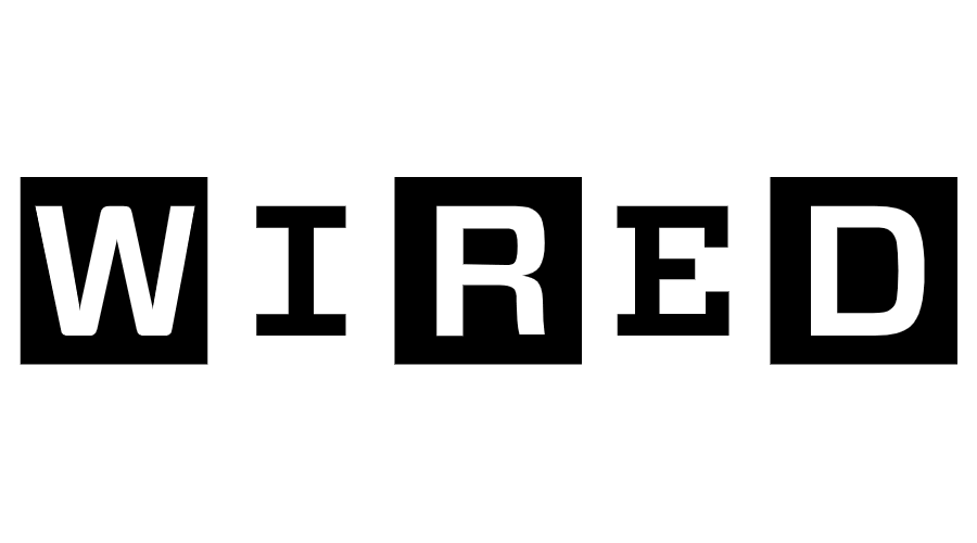 WIRED magazine logo on white background